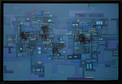 City: Moods and Metaphors 48, Praveen Kumar, Internal - Artisera