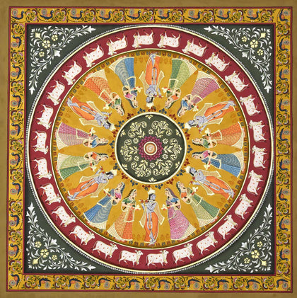 Raas Leela - 14, Nemichand, Ethnic Art - Artisera