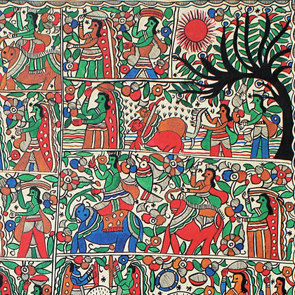 Madhubani - Untitled 05, , Arts of the Earth - Artisera