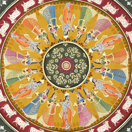 Raas Leela - 14, Nemichand, Ethnic Art - Artisera