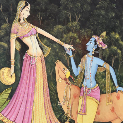 Radha Krishna - 13, Pushkar Lohar, Ethnic Art - Artisera