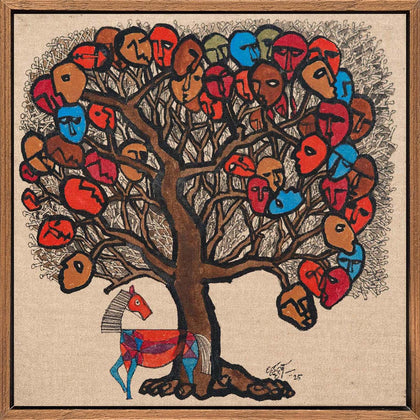 Untitled (Sixty@60) - 52, Laxman Aelay, Internal - Artisera