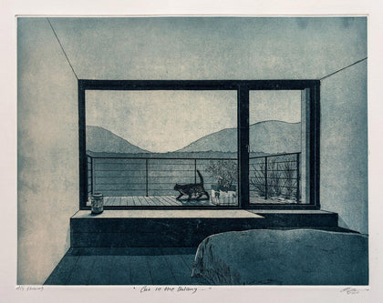 Cat in the Balcony