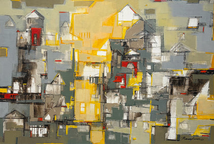 City: Moods and Metaphors 49, Praveen Kumar, Internal - Artisera