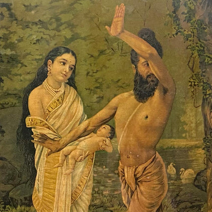 Birth of Shakuntala - 02, Raja Ravi Varma, Balaji Art - Artisera