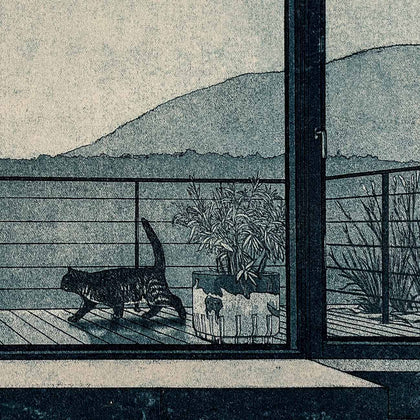 Cat in the Balcony