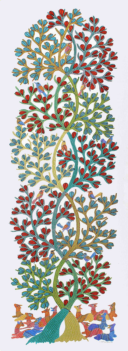 Gond - Untitled 157, Gariba Singh Tekam, Arts of the Earth - Artisera