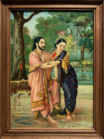 Arjuna and Subhadra - 03, Raja Ravi Varma, Balaji Art - Artisera