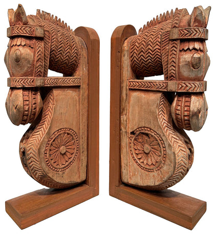 Horse Bracket Bookends, , Balaji's Antiques and Collectibles - Artisera