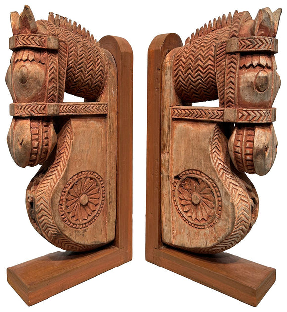 Horse Bracket Bookends, , Balaji's Antiques and Collectibles - Artisera