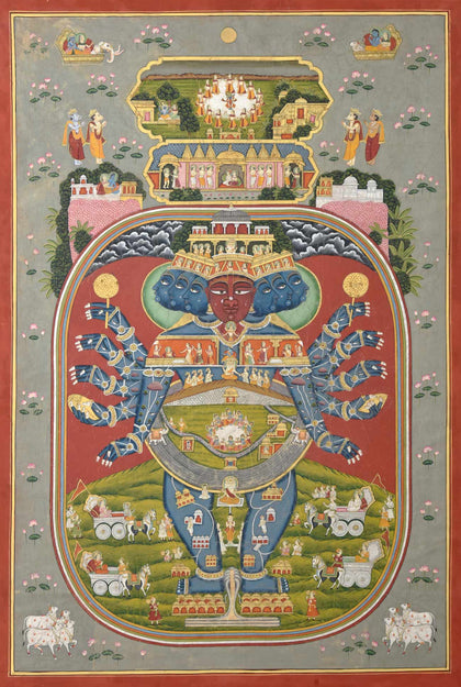 Vishnu Virat Swaroop - 01, Nemichand, Ethnic Art - Artisera