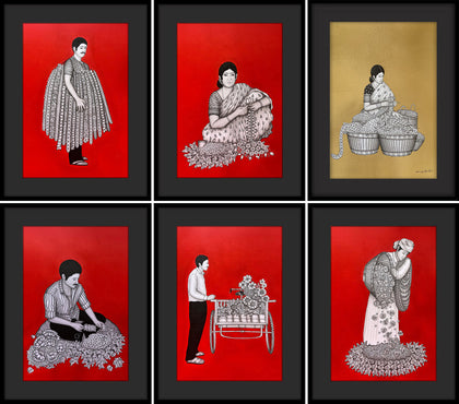 Incredible India 08, Set of 6, Kapil Anant, Internal - Artisera