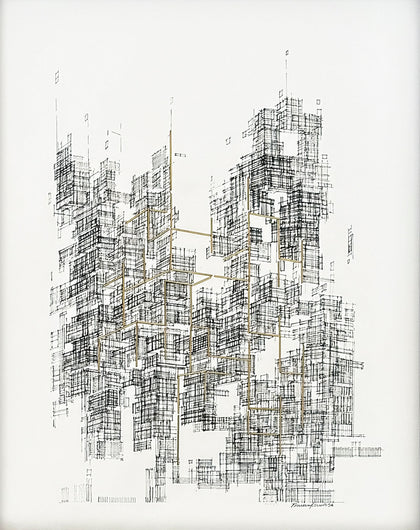 City: Moods and Metaphors 43, Praveen Kumar, Internal - Artisera