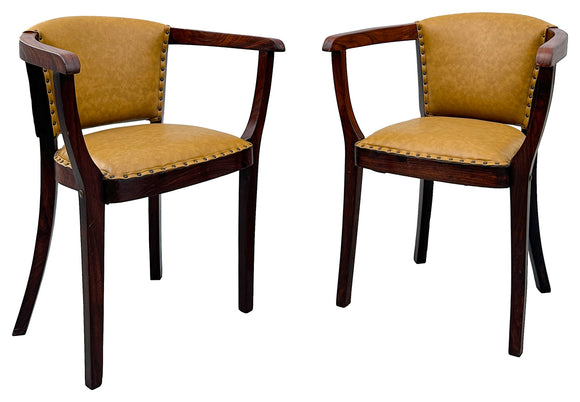 Art Deco Arm Chairs (Pair), , Balaji's Antiques and Collectibles - Artisera