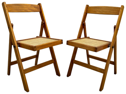 Mid-Century Folding Chairs (Pair), , Balaji's Antiques and Collectibles - Artisera