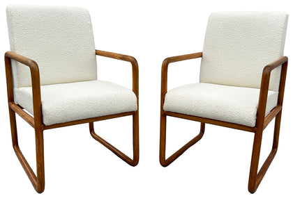 Mid-Century Arm Chairs (Pair) - 02