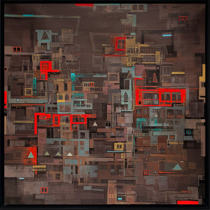 City: Moods and Metaphors 51, Praveen Kumar, Internal - Artisera