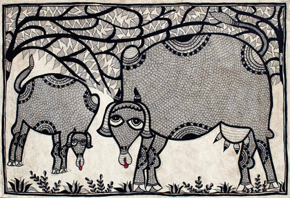 Madhubani - Untitled 09, , Arts of the Earth - Artisera