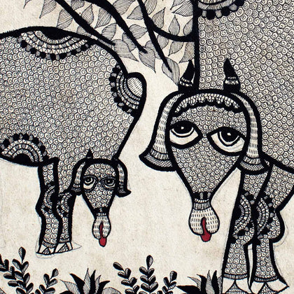 Madhubani - Untitled 09, , Arts of the Earth - Artisera