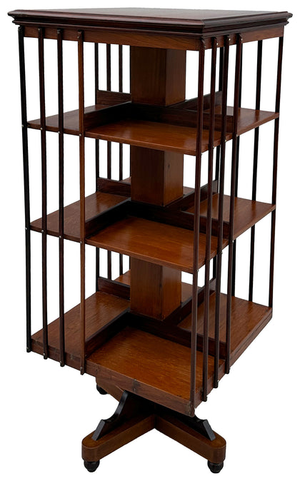 Revolving Book Case, , Balaji's Antiques and Collectibles - Artisera
