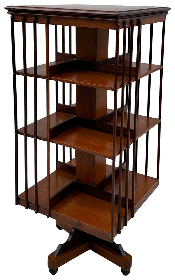 Revolving Book Case, , Balaji's Antiques and Collectibles - Artisera