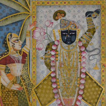 Shrinathji with Cows - 11, , Ethnic Art - Artisera