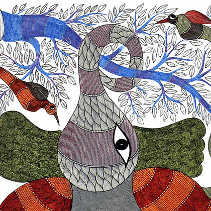 Gond - Untitled 69, Dinesh Shyam, Arts of the Earth - Artisera