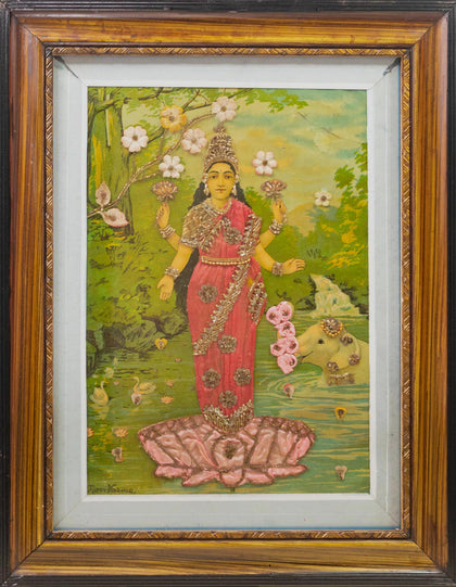 Saraswati and Lakshmi (Pair) 05, Raja Ravi Varma, Balaji Art - Artisera