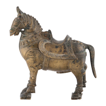Horse with Saddle, , Rani Arts & Teak - Artisera