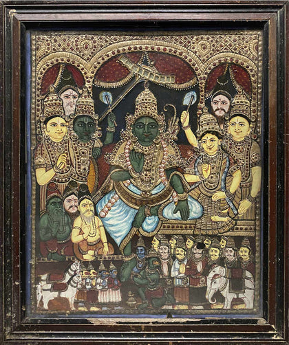 Rama Pattabhishekha (Rama's Coronation), , Balaji's Antiques and Collectibles - Artisera