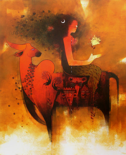 Shiva on Nandi 01, Amol Pawar, Trail of Hope 2.0 - Artisera