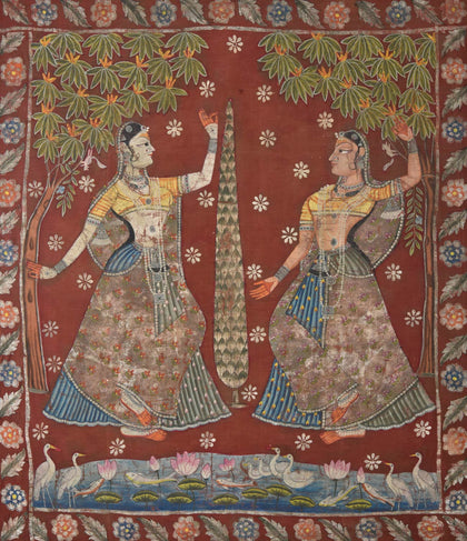 Krishna with Gopis - 02, , Ethnic Art - Artisera
