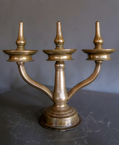 Triptych Lamp (Kavara Vilakku) - 02, , Ritual Lamps - Artisera