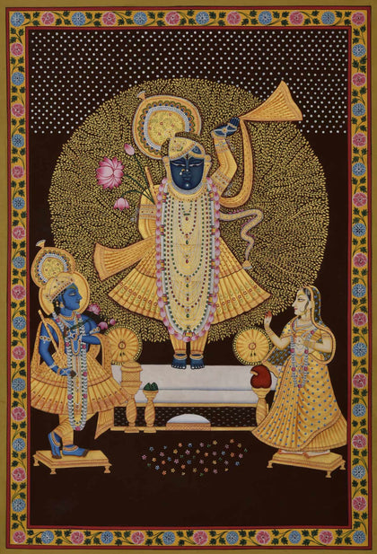 Shrinathji - 20, Nemichand, Ethnic Art - Artisera