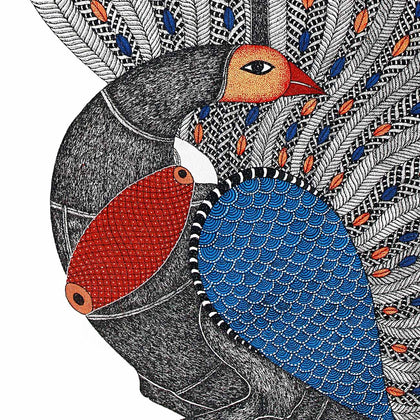 Gond - Untitled 70, Manoj Tekam, Arts of the Earth - Artisera