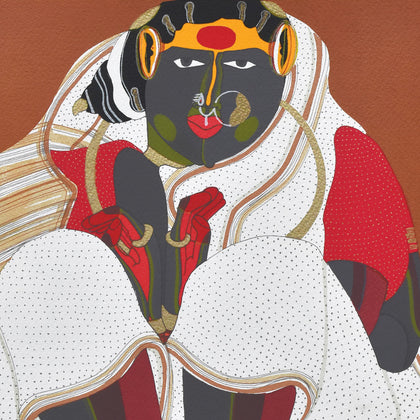 Woman in White, Thota Vaikuntam, Archer Art Gallery - Artisera