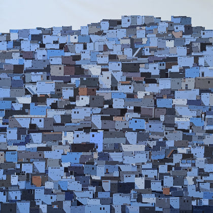 The Blue Cube: Unraveling a City 17, Madan Pawar, Internal - Artisera