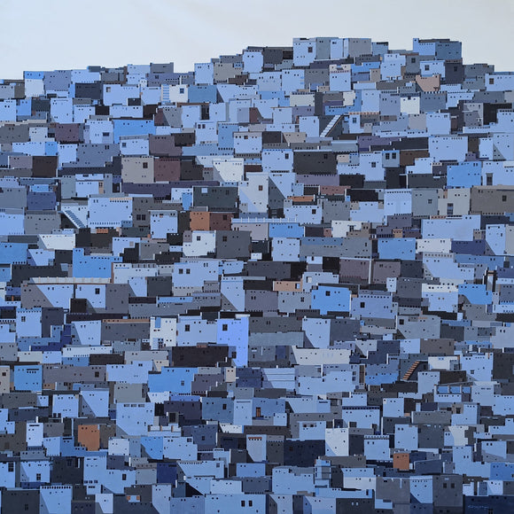 The Blue Cube: Unraveling a City 17, Madan Pawar, Trail of Hope 2.0 - Artisera