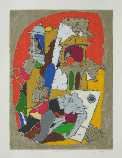 Princely - Jaisalmer, M.F. Husain, Archer Art Gallery - Artisera