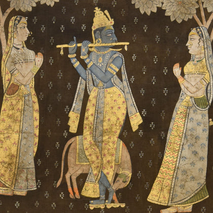 Krishna Playing Flute - 08, , Ethnic Art - Artisera