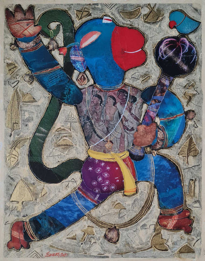 Hanuman - 04, G. Subramanian, Internal - Artisera