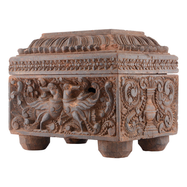 Carved Box with Hamsa – Artisera