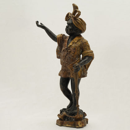 Blackamoor Statue of Man, , Ethnic Art Collectibles - Artisera