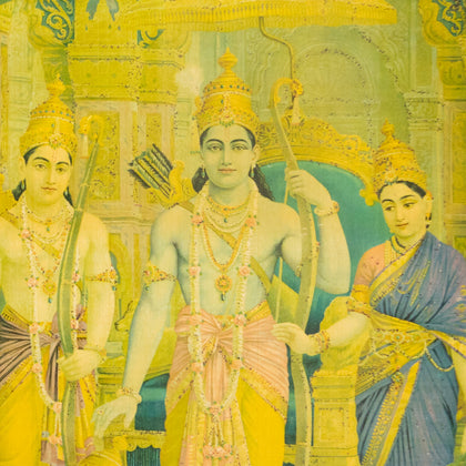 Ram, Sita, Laxman and Hanuman 01, G.V. Venkatesh Rao, Balaji Art - Artisera