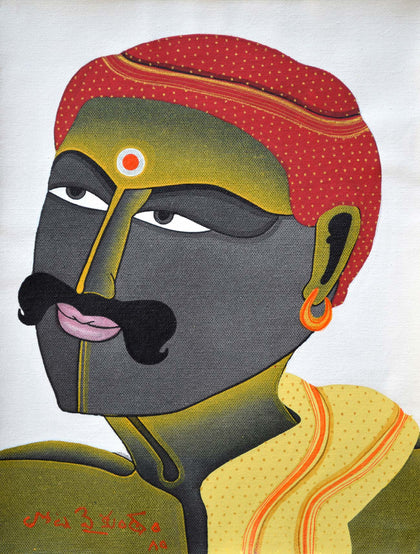 Telangana Man - I, Thota Vaikuntam, Archer Art Gallery - Artisera