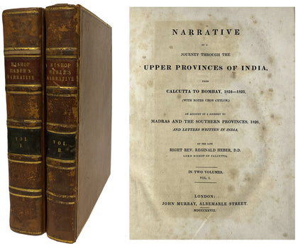 Bishop Heber's Narrative, Vol. 1 and 2; First Ed., , Antiquarian Books - Artisera
