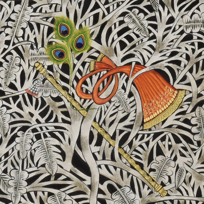 Krishna in Tree - 03, Nemichand, Ethnic Art - Artisera