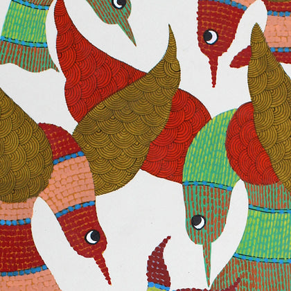 Gond - Untitled 100, Rajendra Kumar Shyam, Arts of the Earth - Artisera