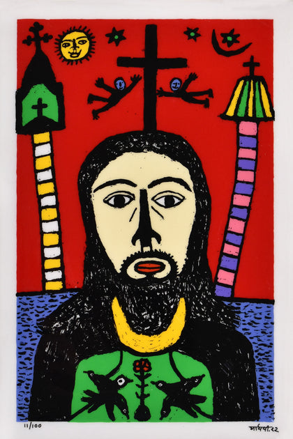 Christ by the River, Madhvi Parekh, Archer Art Gallery - Artisera