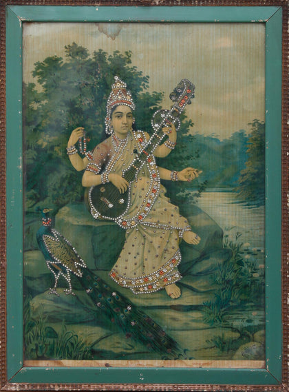 Saraswati - 07, Raja Ravi Varma, Balaji Art - Artisera